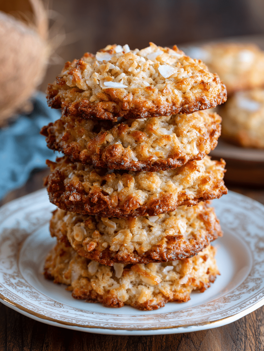 Quick & Easy Coconut Oil Oatmeal Cookies in Minutes